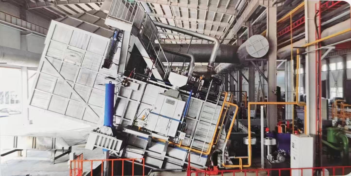 Tilting reflector furnace