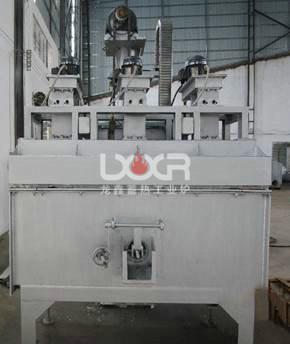 Runner type on-line degassing equipment